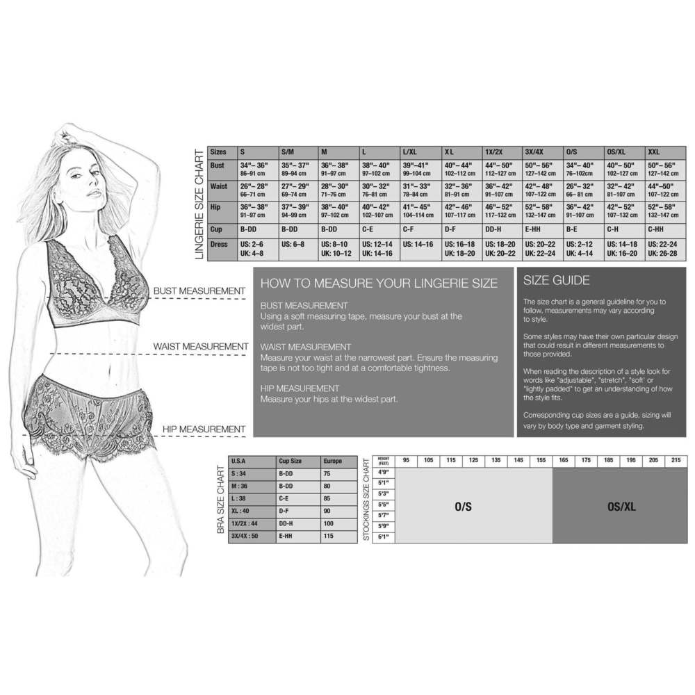 Sexy Babydoll G STRING SET- Coquette - 23106 - Picture 9 of 9